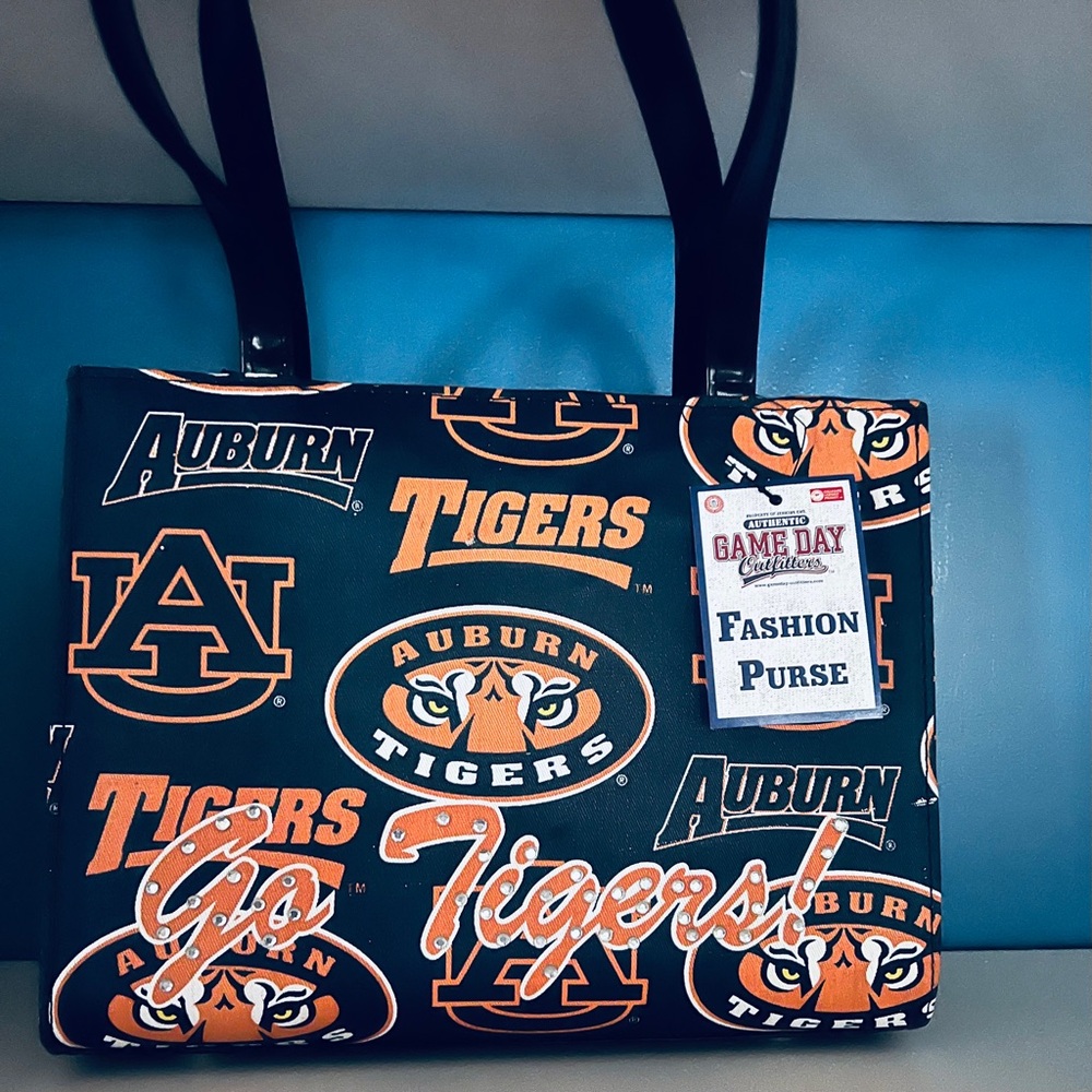 Auburn Tigers Shoulder Bag - Blue and Orange